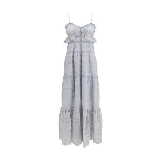 Marant Etoile Blue Cotton Casual Dress
