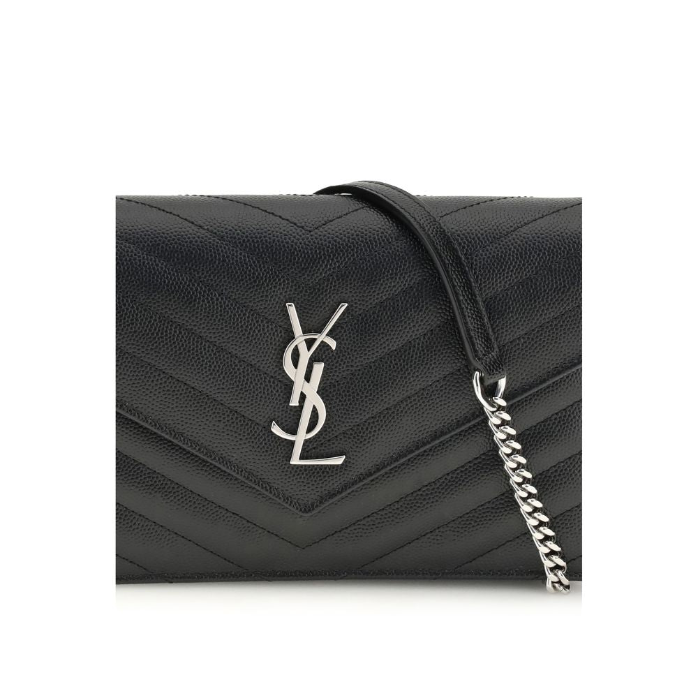 Saint Laurent Black Calf Leather Bos Taurus Shoulder Bag