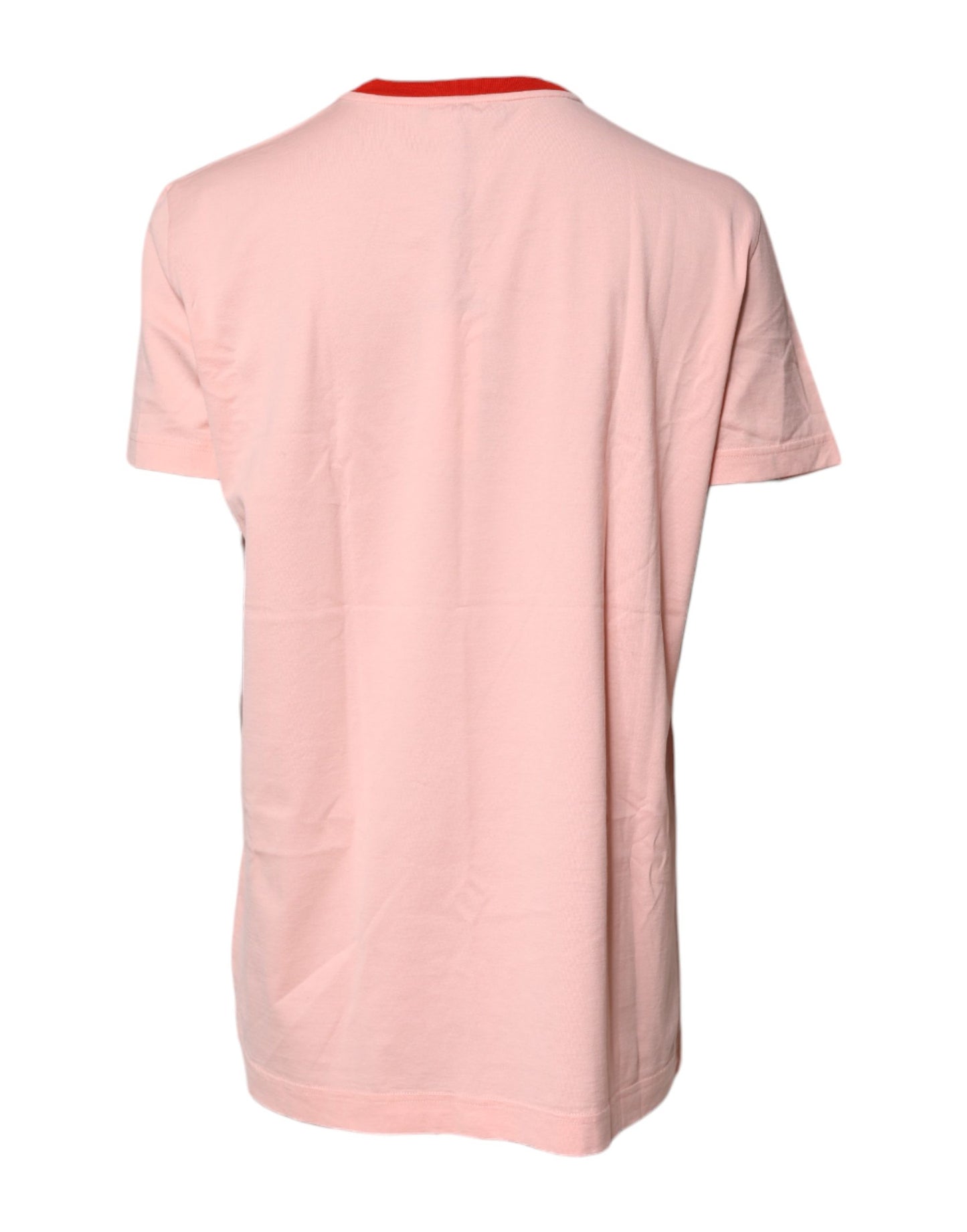 Dolce & Gabbana Pink DG 84 Sacred Heart Print Cotton T-shirt