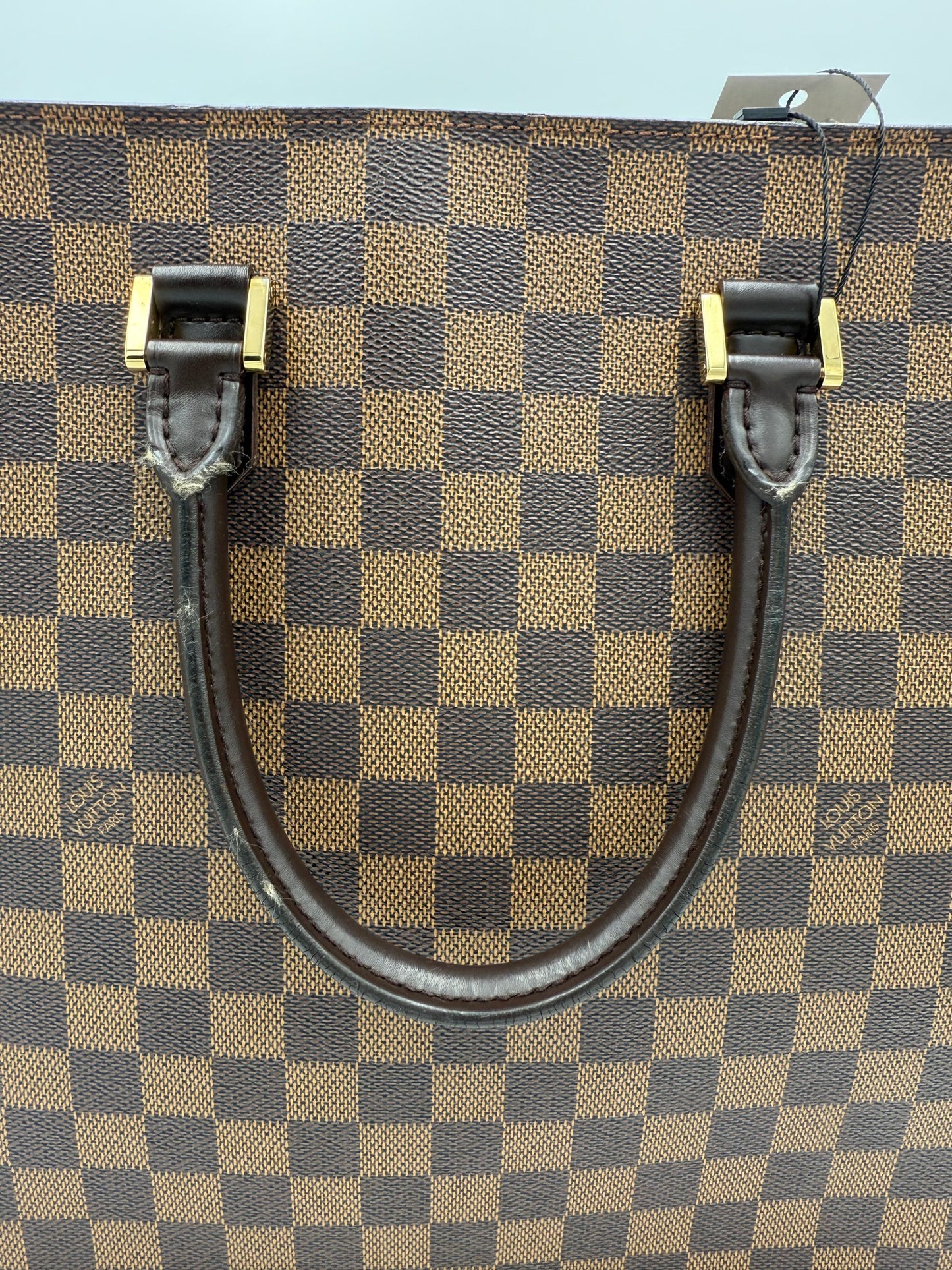 Louis Vuitton LOUIS VUITTON SAC PLAT PARIS PM Damier Ebene Handbag
