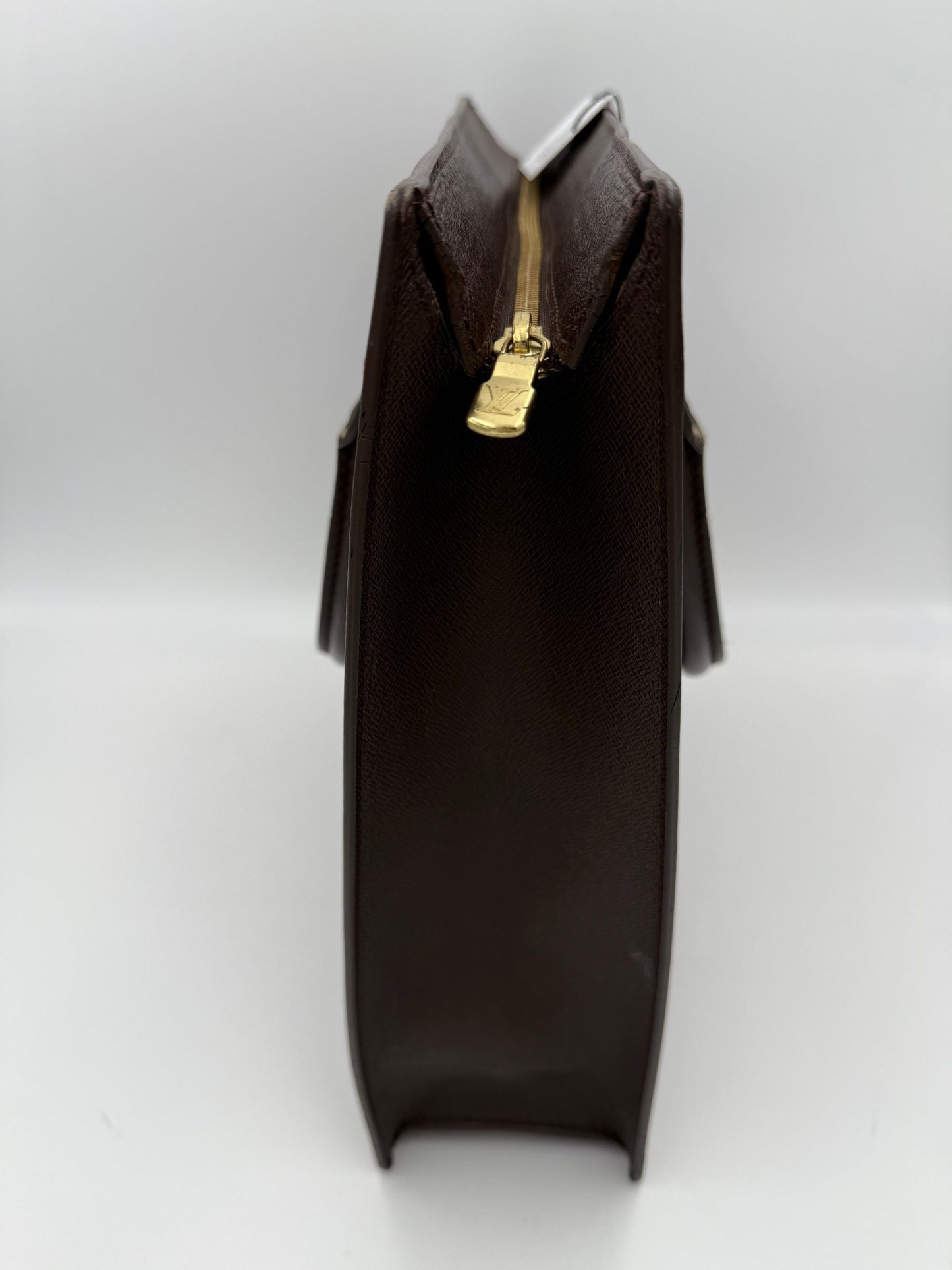 Louis Vuitton LOUIS VUITTON SAC PLAT PARIS PM Damier Ebene Handbag