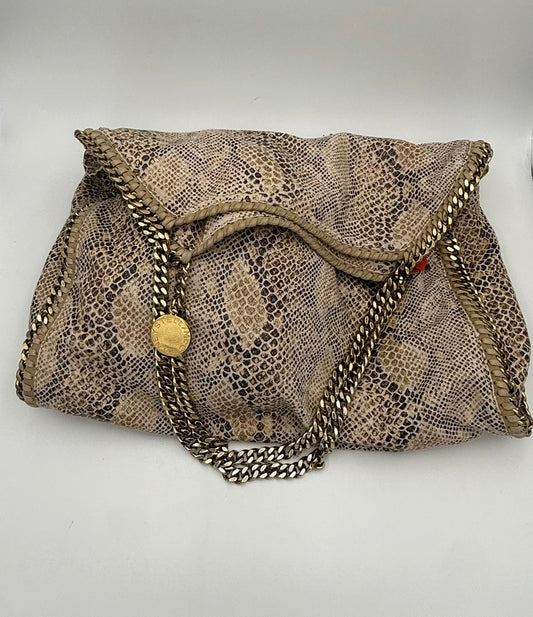 Stella McCartney STELLA MCCARTNEY Falabella Grande Vegan Reptile Skin Handbag