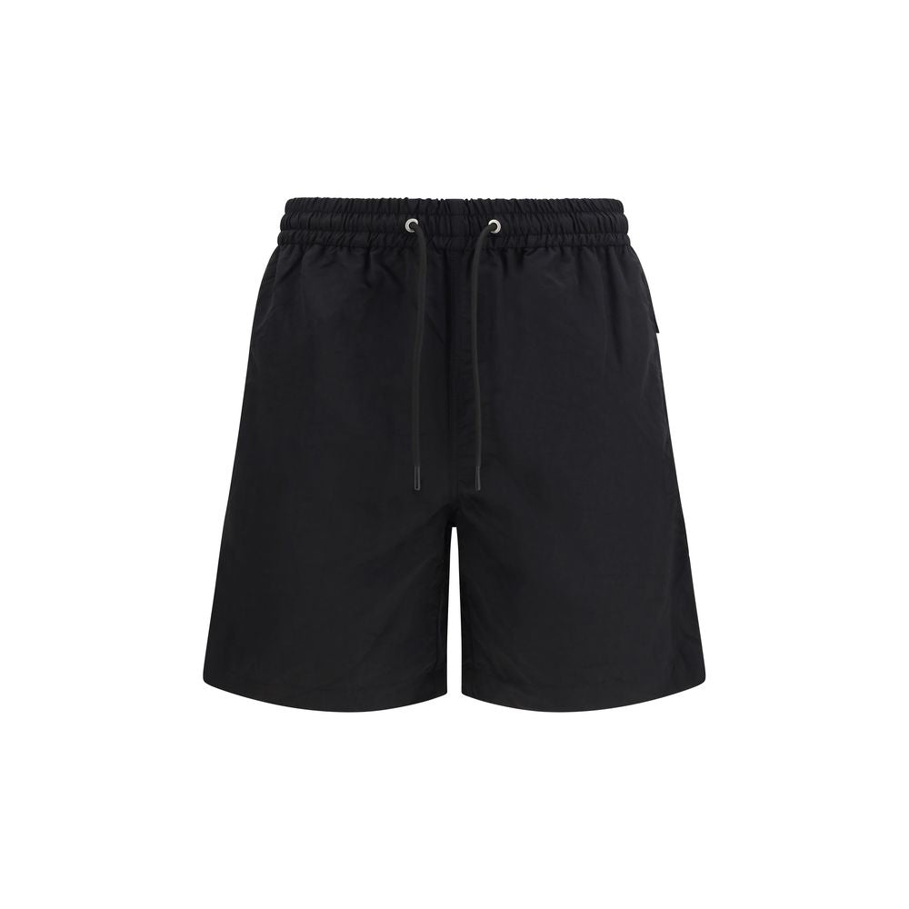 Sunflower Black Nylon Bermuda Shorts