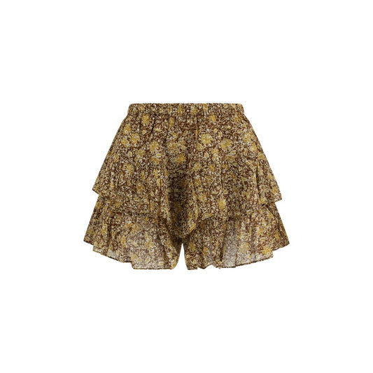 Marant Etoile Bicolor Cotton Bermuda Shorts