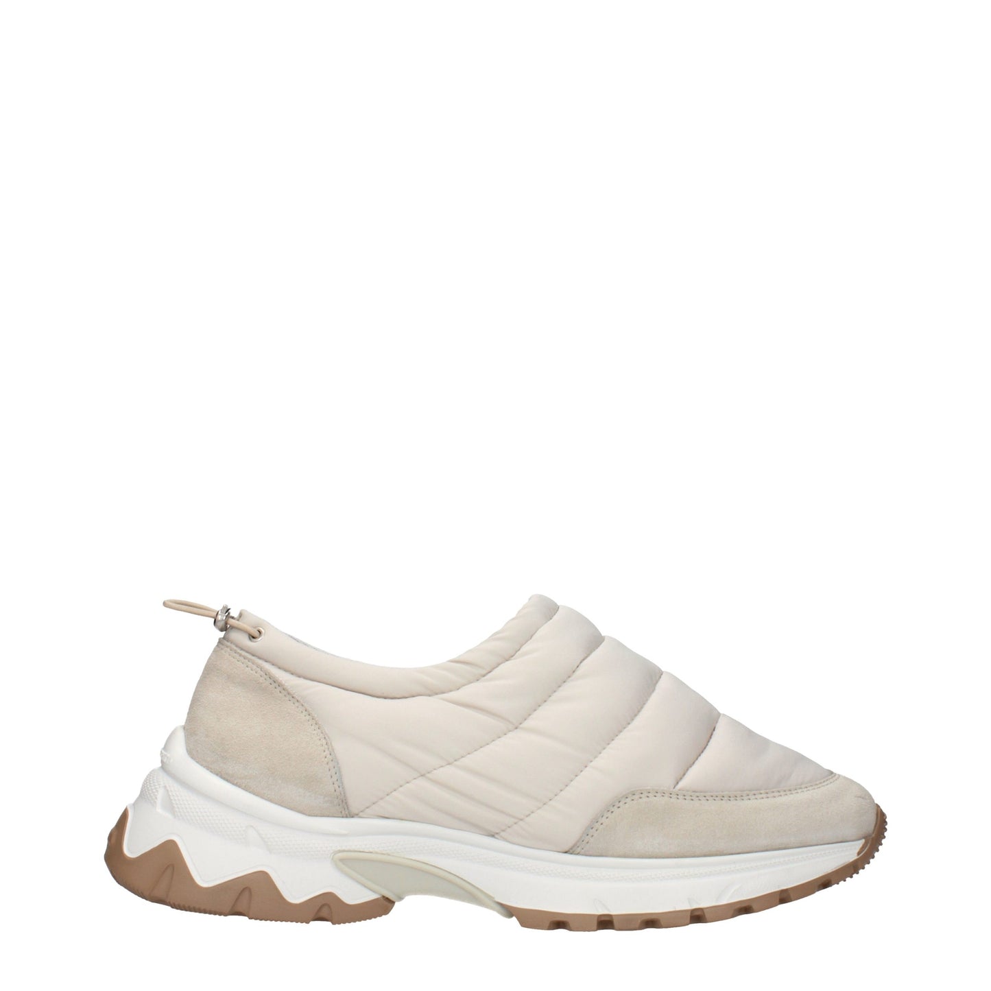 Eleventy Beige Fabric Chunky Sneakers
