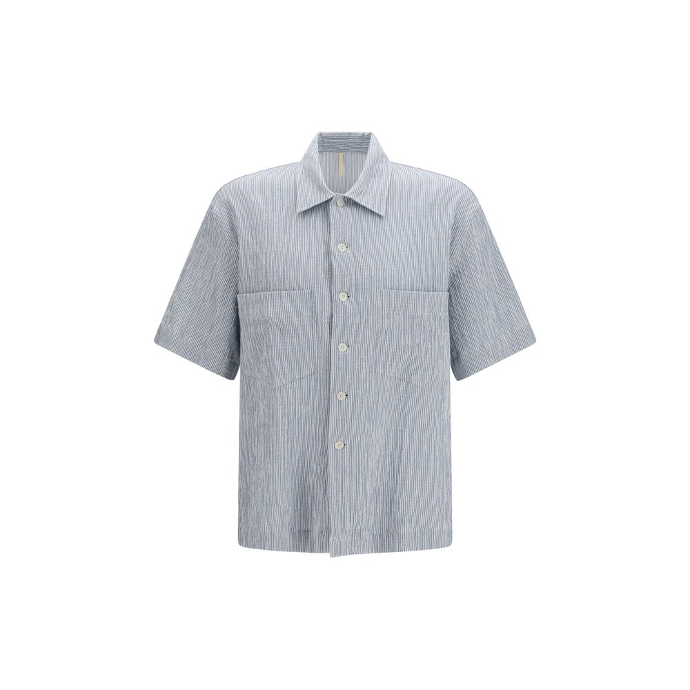 Sunflower Blue Cotton Pattern Shirt