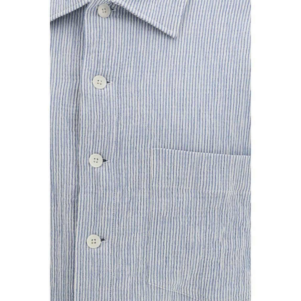 Sunflower Blue Cotton Pattern Shirt