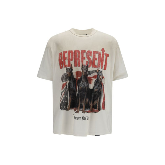 Represent White Cotton T-Shirt