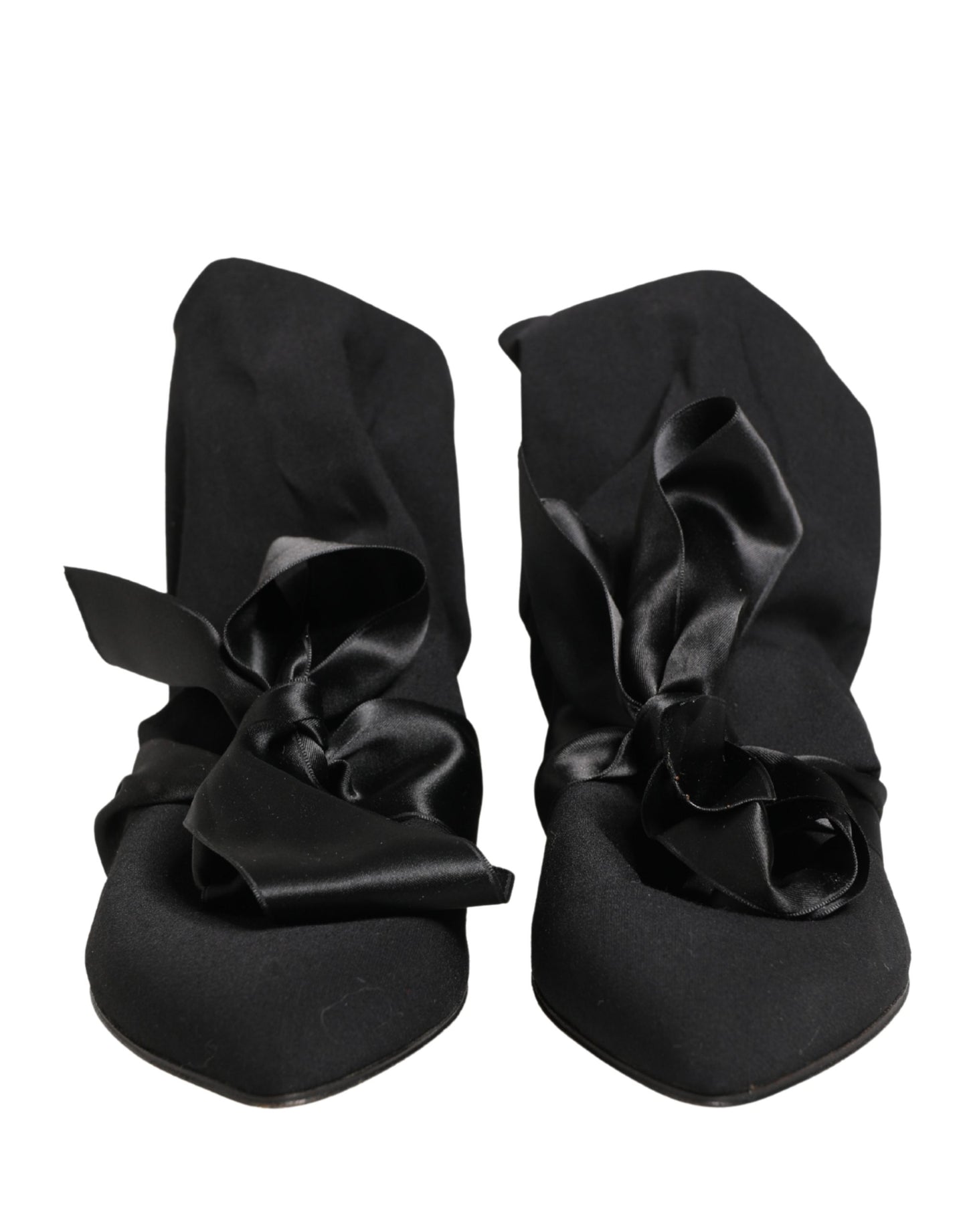 Dolce & Gabbana Black Suede Ankle Boots Shoes