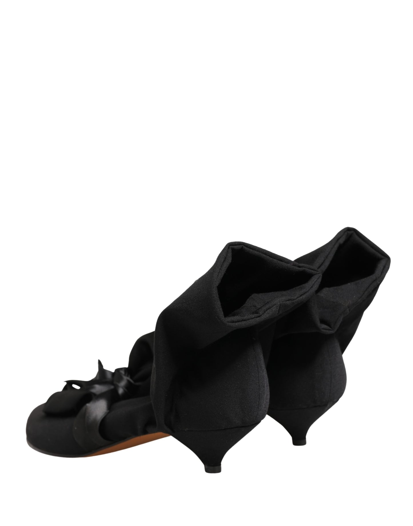 Dolce & Gabbana Black Suede Ankle Boots Shoes