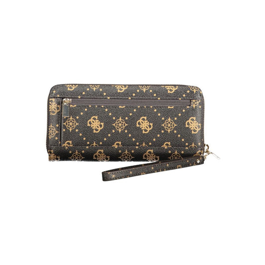 Guess Jeans Marrone Poliuretano Women Wallet