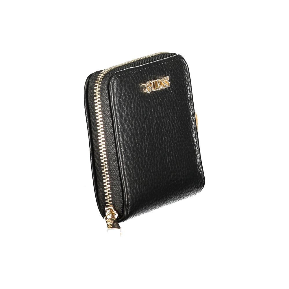Guess Jeans Black Polyurethane Women Wallet