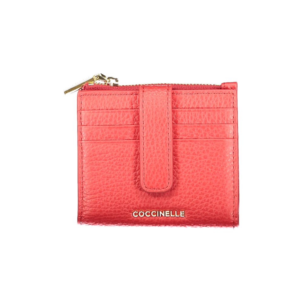 Coccinelle Red Leather Wallet