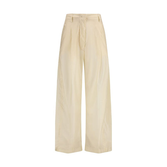 The Latest Beige Cotton Casual Pants