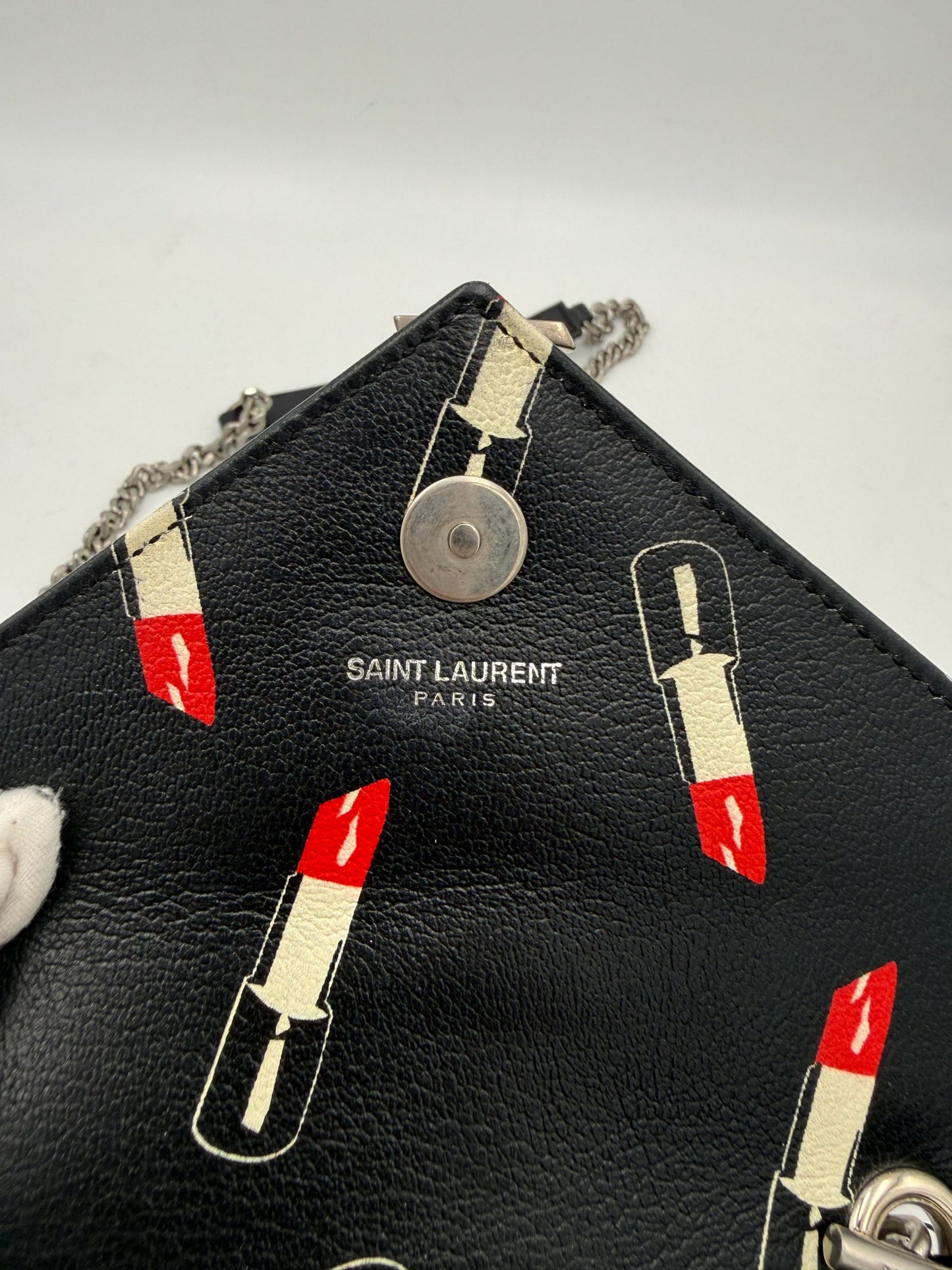 Saint Laurent SAINT LAURENT MINI COLLEGE Lip Stick Handbag