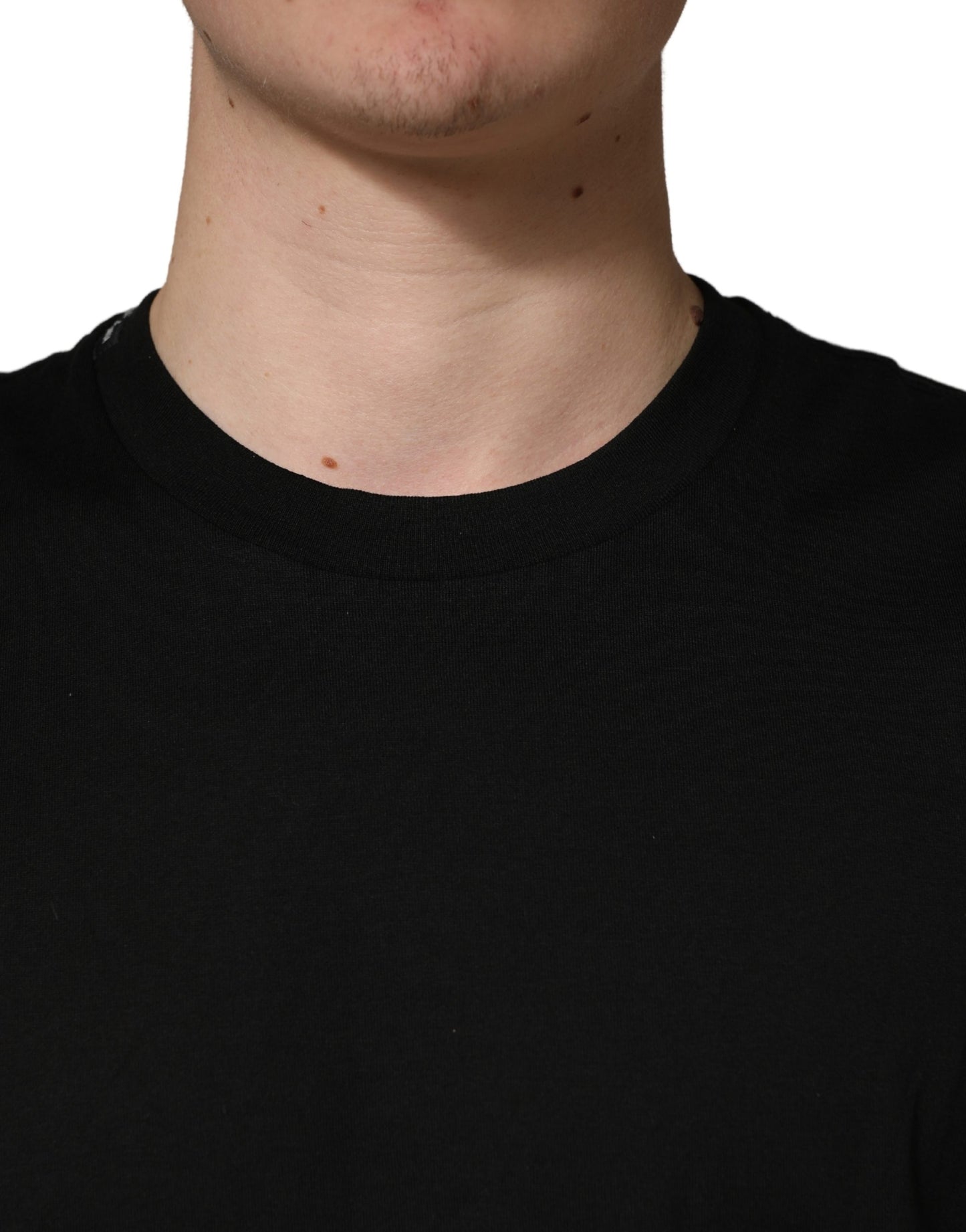 Dolce & Gabbana Black Crew Neck Sleeveless Tank Top T-shirt