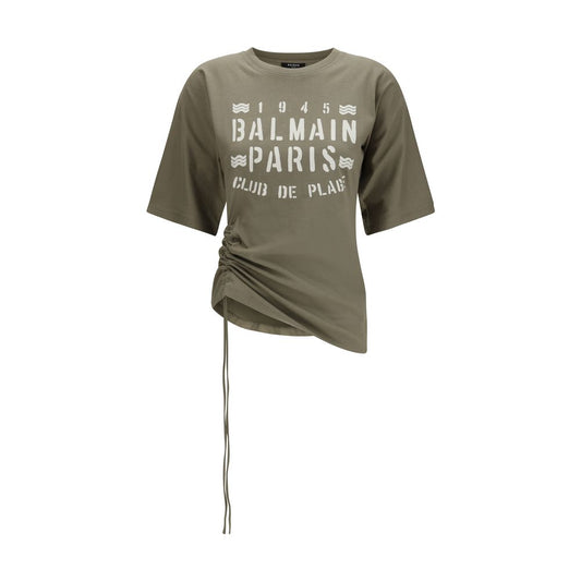 Balmain Bicolor Cotton T-Shirt