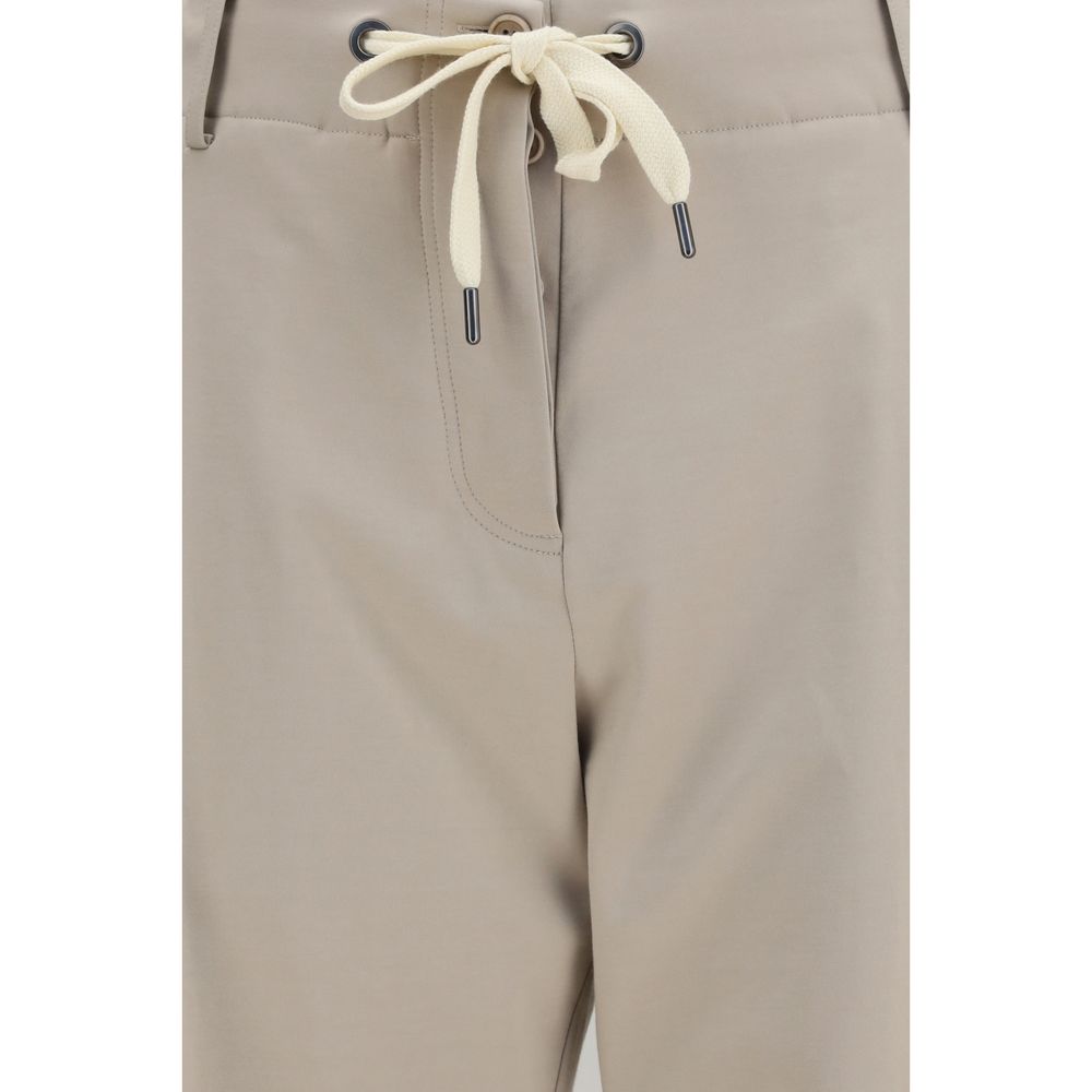 Brunello Cucinelli Beige Cotton Casual Pants
