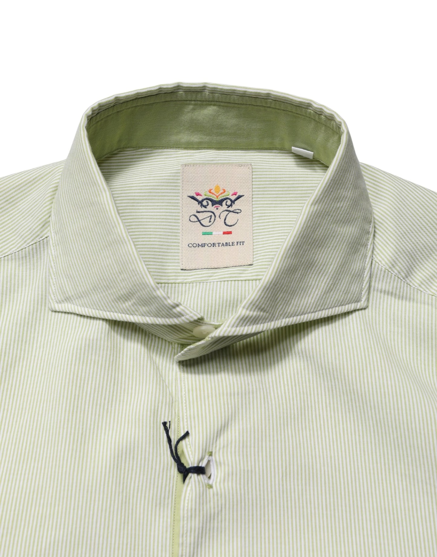 Domenico Tagliente Light Green Long Sleeves Formal Dress Shirt