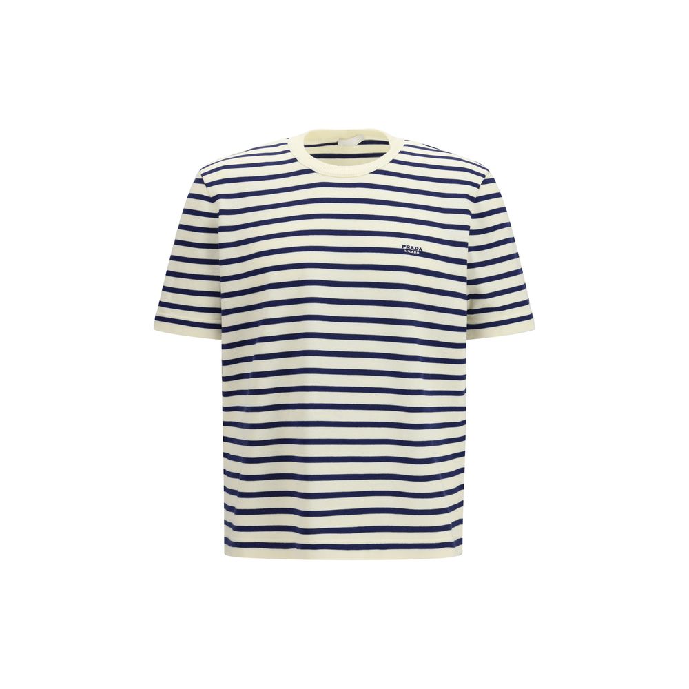 Prada Blue Cotton Sweatshirt