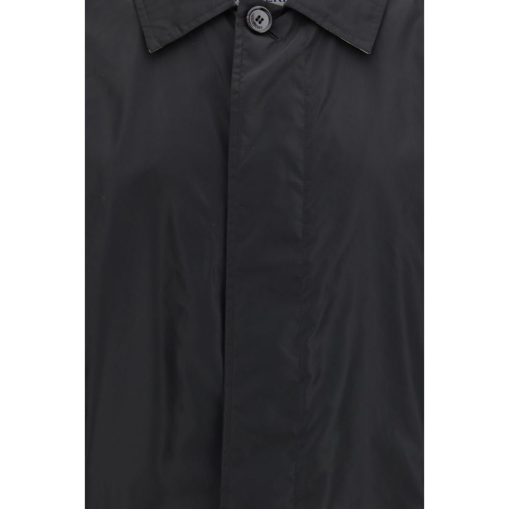 Burberry Black Polyester Coat