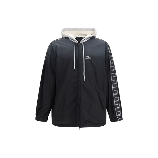 Balenciaga Black Polyester Shell Jacket