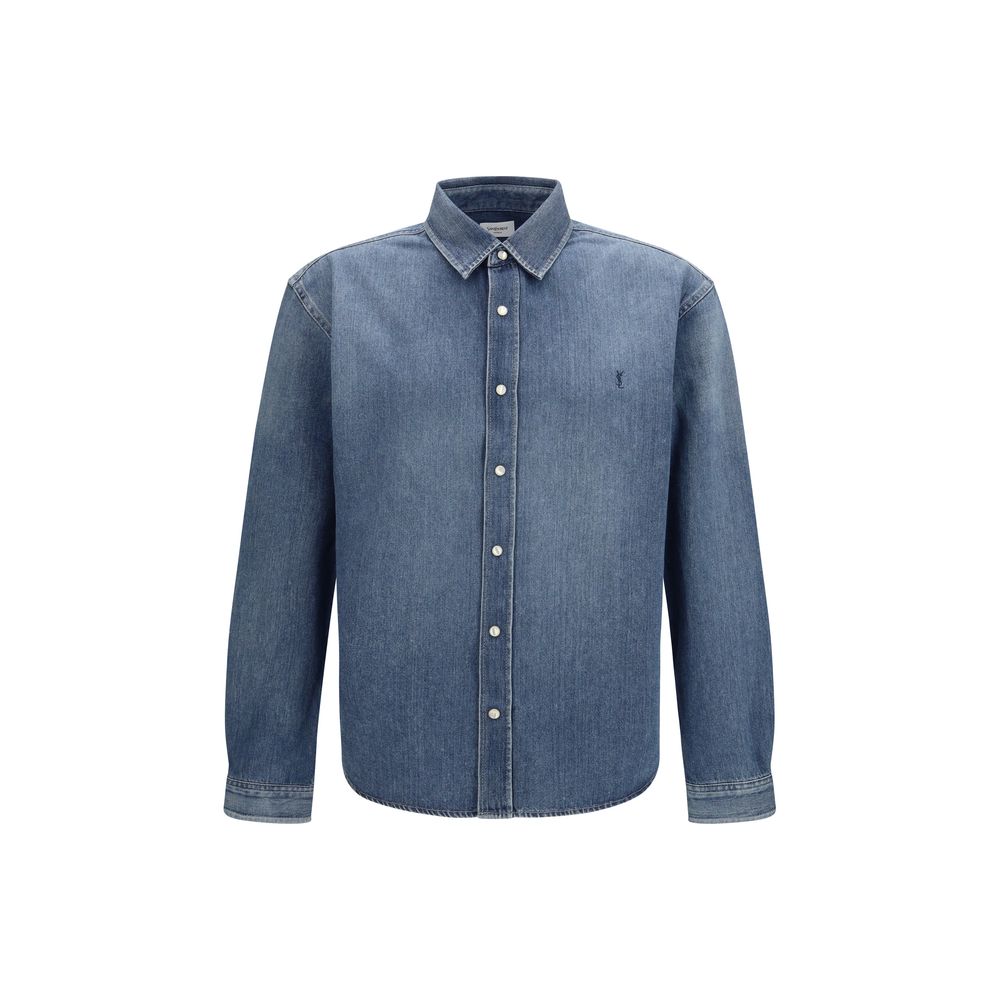 Saint Laurent Blue Denim Shirt