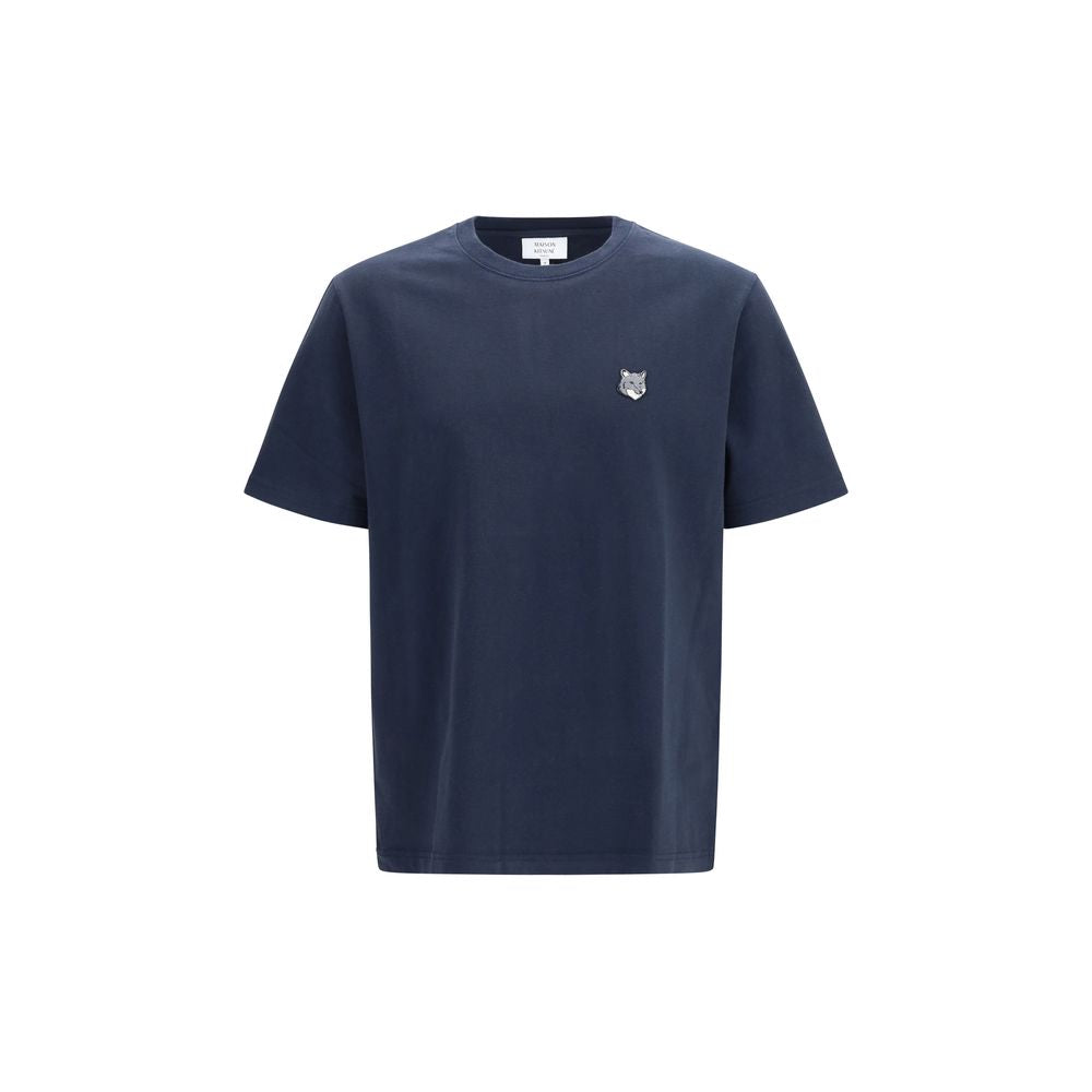 Maison Kitsuné Blue Cotton T-Shirt