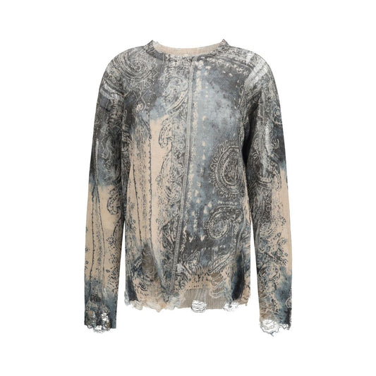 R13 Blue Linen Sweater