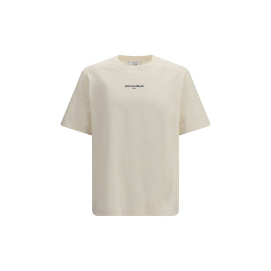 Maison Kitsuné Beige Cotton T-Shirt