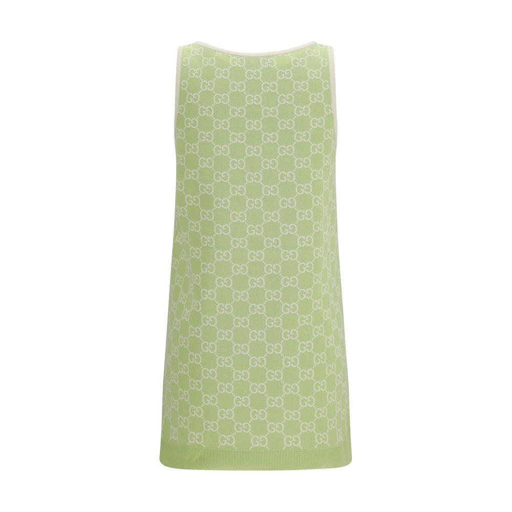 Gucci Bicolor Cotton Casual Dress