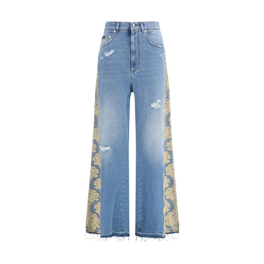 Dolce & Gabbana Blue Cotton Jeans Denim