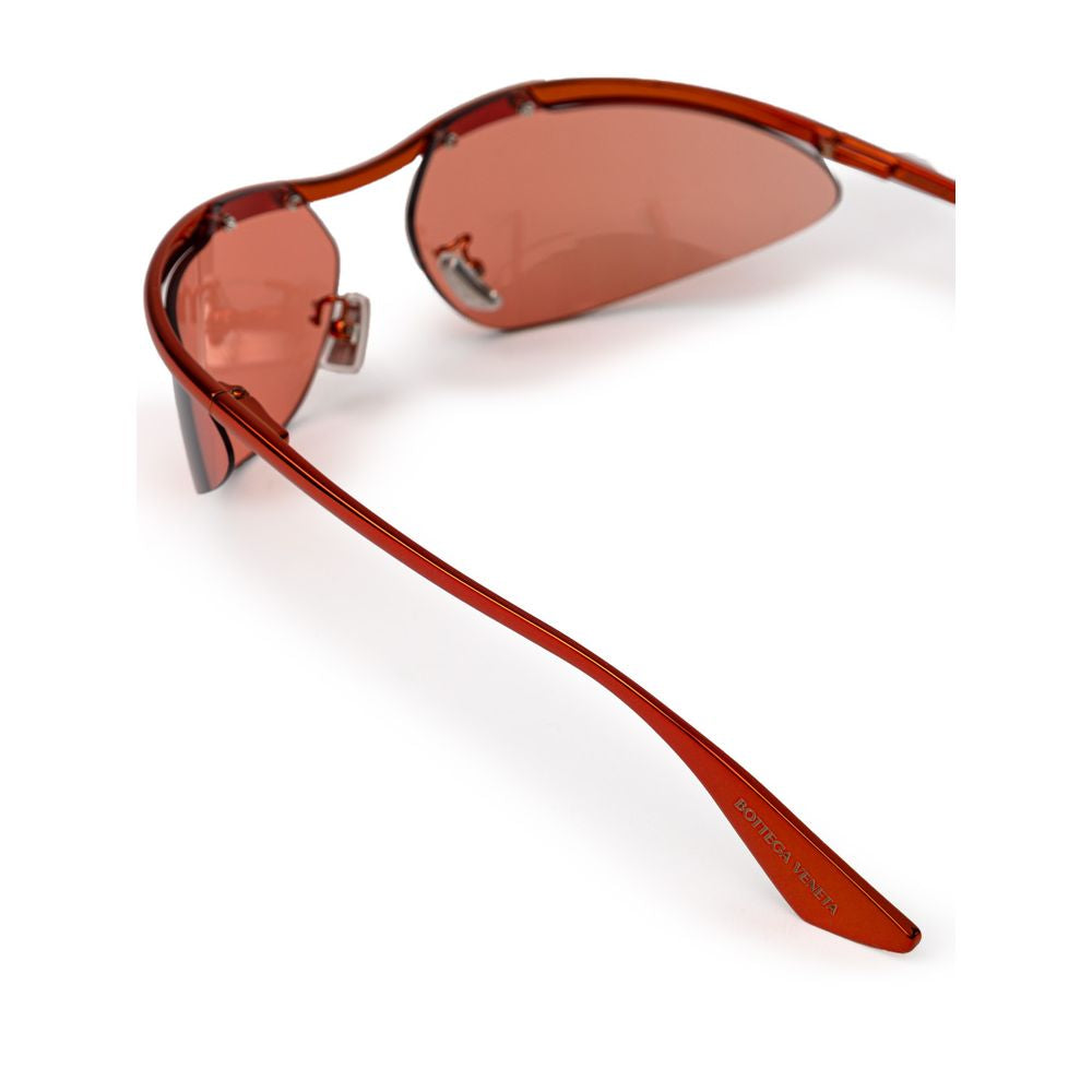 Bottega Veneta Orange Metal Sunglasses
