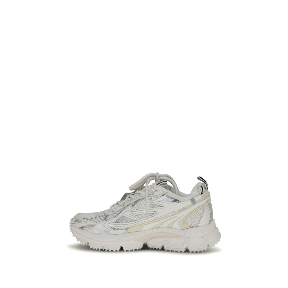 Off-White White Polyurethane Athletic Sneakers
