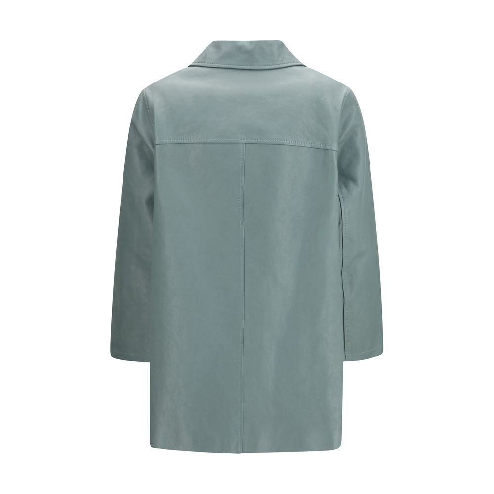 Chloé Blue Leather Jacket