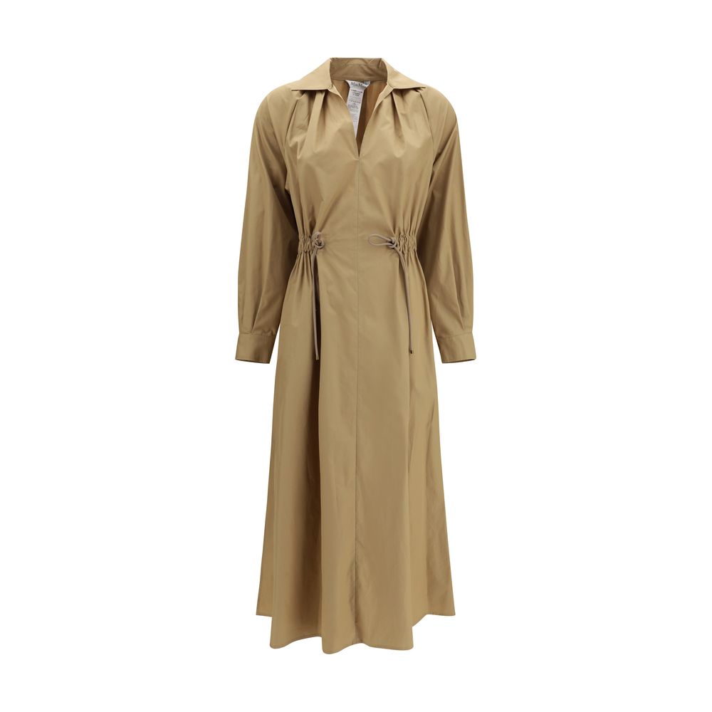 Max Mara Beige Cotton Casual Dress
