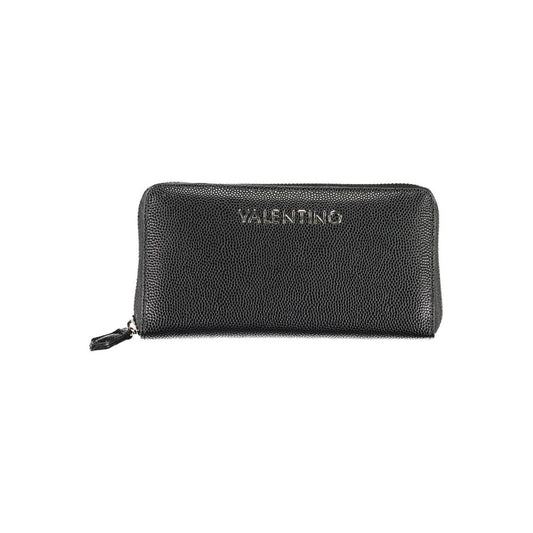 Mario Valentino Black Polyurethane Women Wallet