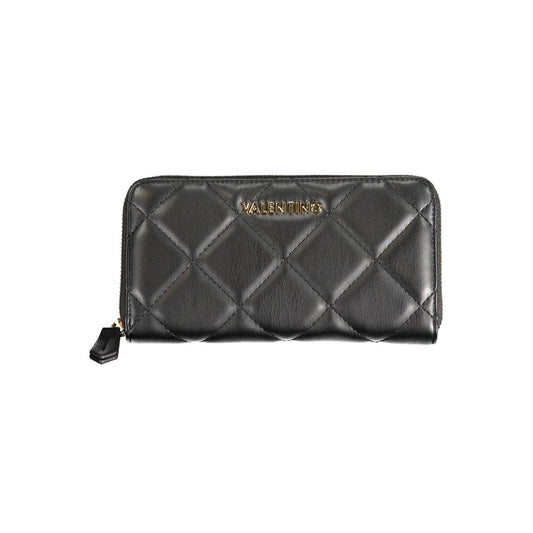 Mario Valentino Black Polyurethane Women Wallet