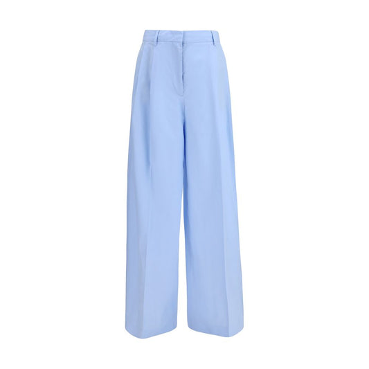 Fabiana Filippi Blue Cotton Casual Pants