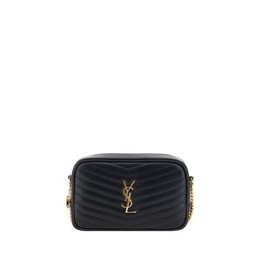 Saint Laurent Black Calf Leather Bos Taurus Shoulder Bag