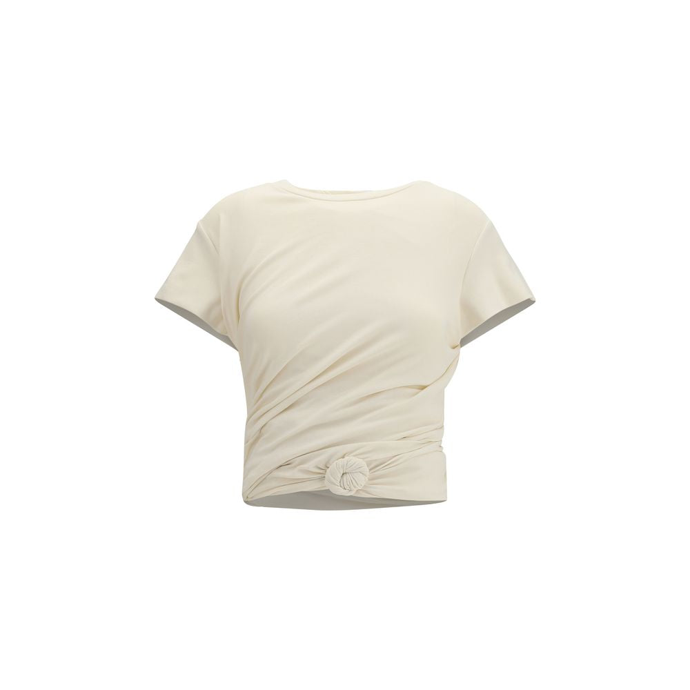 Magda Butrym Beige Cotton T-Shirt