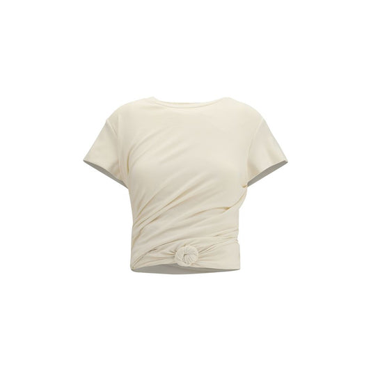Magda Butrym Beige Cotton T-Shirt
