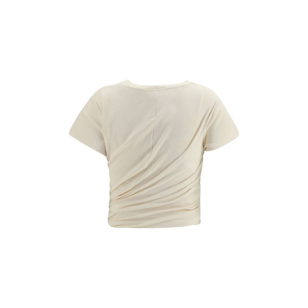 Magda Butrym Beige Cotton T-Shirt