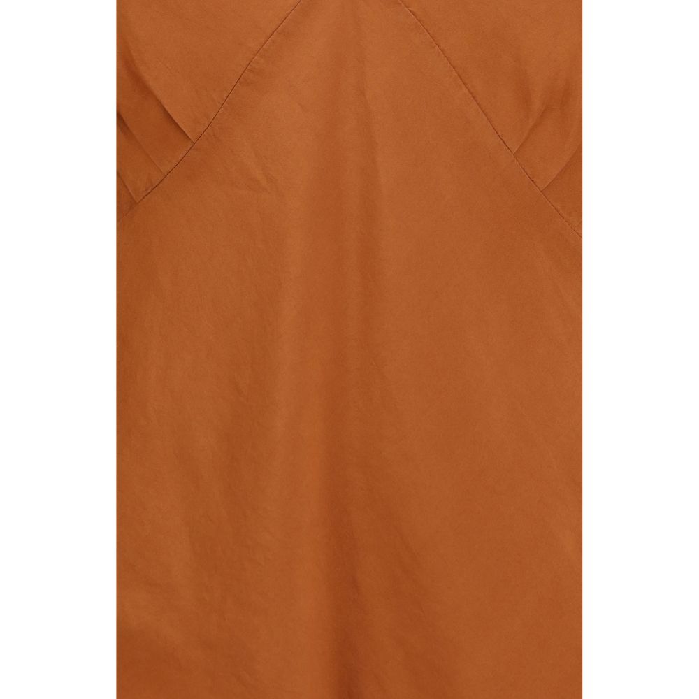 Forte_Forte Orange Silk Sleeveles T-Shirt