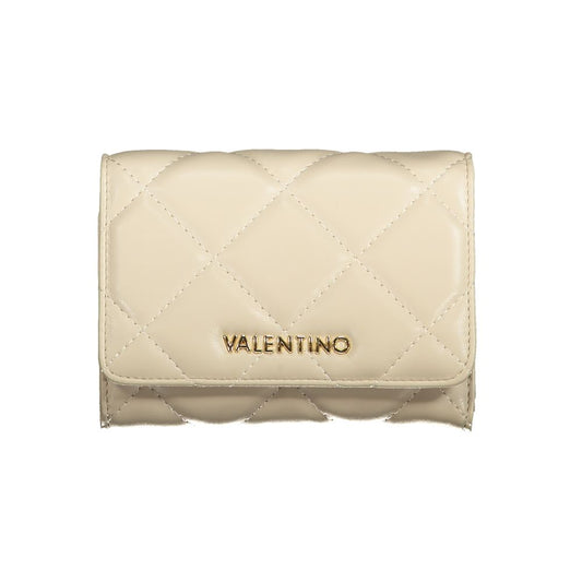 Mario Valentino Beige Polyurethane Women Wallet
