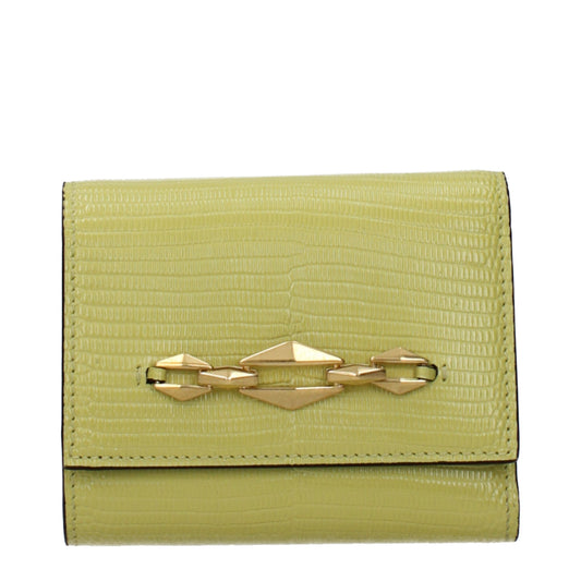 Jimmy Choo Yellow Leather Wallet
