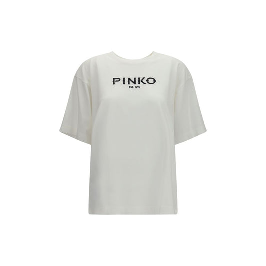 PINKO White Cotton T-Shirt