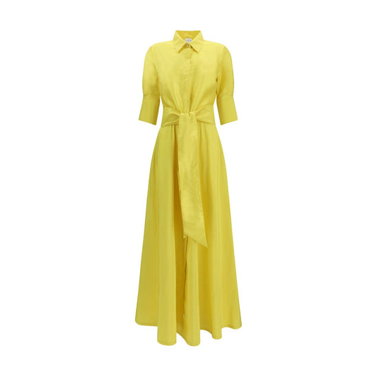 Sara Roka Bicolor Silk Casual Dress