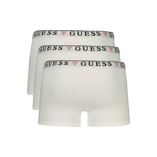 Guess Jeans White Cotton Boxers