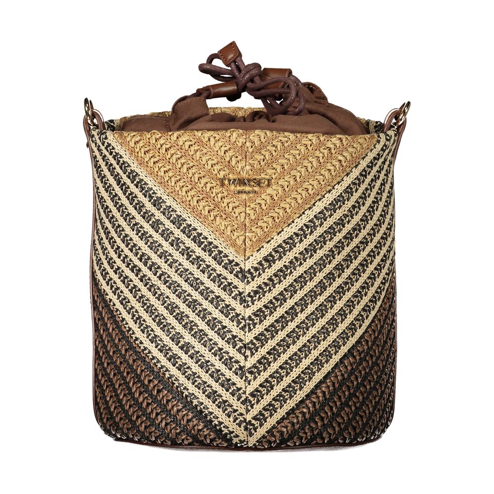 Twinset Brown Polyester Handbag